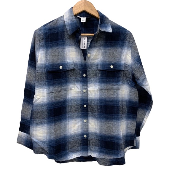 Plaid Flannel Boyfriend Tunic - Picture 1 of 9